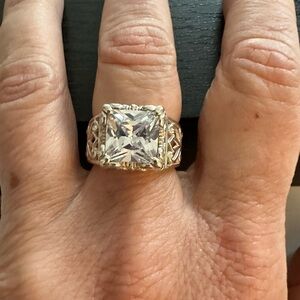 Silpada .925 Sterling Silver Statement Ring with Intricate Design